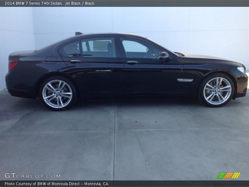 Jet Black / Black 2014 BMW 7 Series 740i Sedan