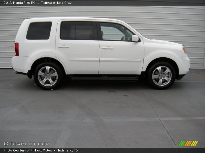 Taffeta White / Gray 2013 Honda Pilot EX-L