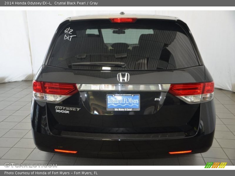 Crystal Black Pearl / Gray 2014 Honda Odyssey EX-L