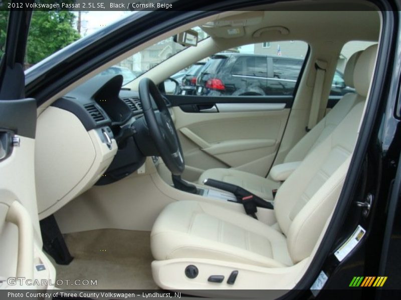 Black / Cornsilk Beige 2012 Volkswagen Passat 2.5L SE