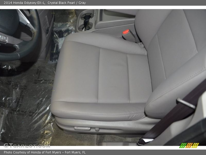 Crystal Black Pearl / Gray 2014 Honda Odyssey EX-L