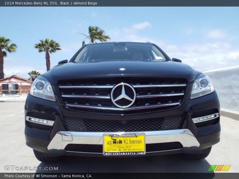 Black / Almond Beige 2014 Mercedes-Benz ML 350