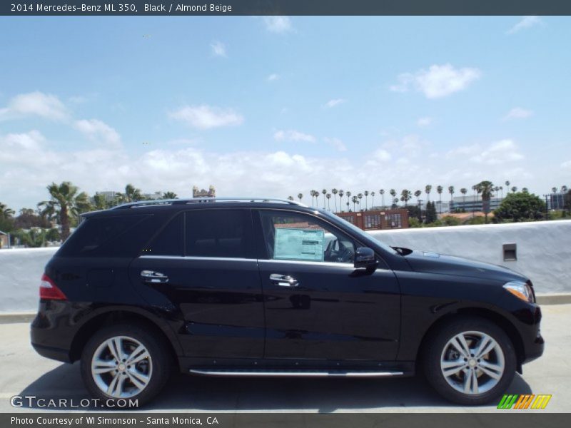 Black / Almond Beige 2014 Mercedes-Benz ML 350