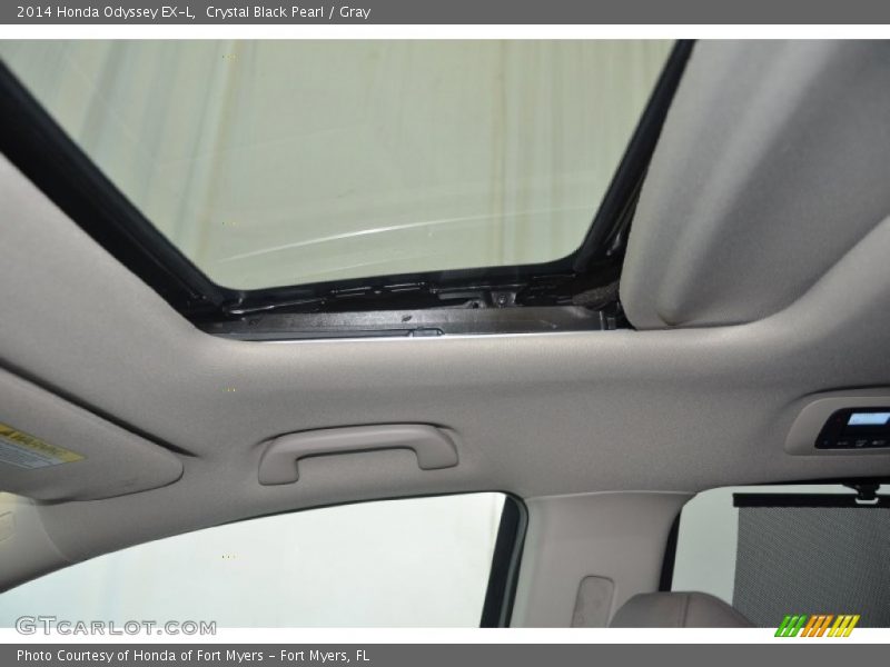 Crystal Black Pearl / Gray 2014 Honda Odyssey EX-L