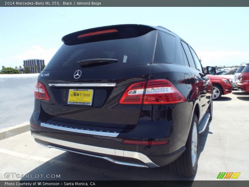 Black / Almond Beige 2014 Mercedes-Benz ML 350