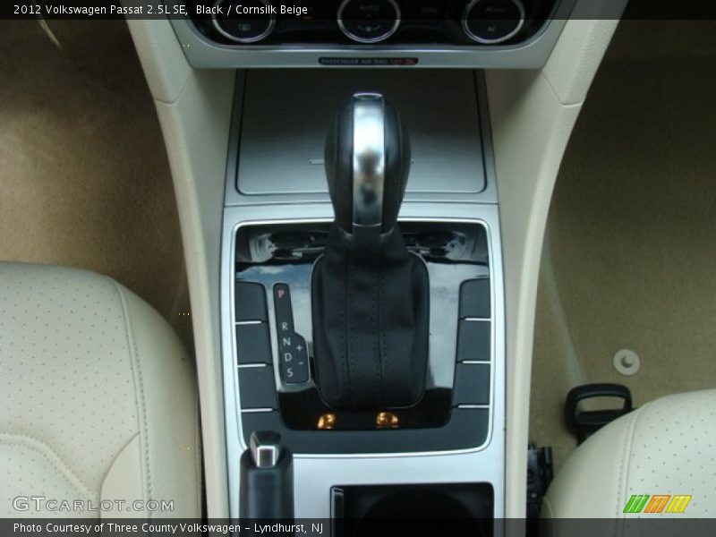 Black / Cornsilk Beige 2012 Volkswagen Passat 2.5L SE