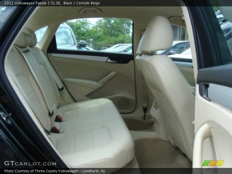 Black / Cornsilk Beige 2012 Volkswagen Passat 2.5L SE