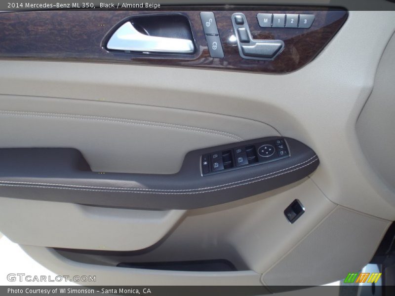 Black / Almond Beige 2014 Mercedes-Benz ML 350
