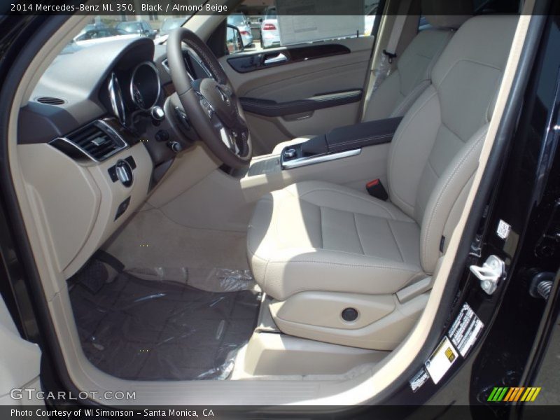 Black / Almond Beige 2014 Mercedes-Benz ML 350