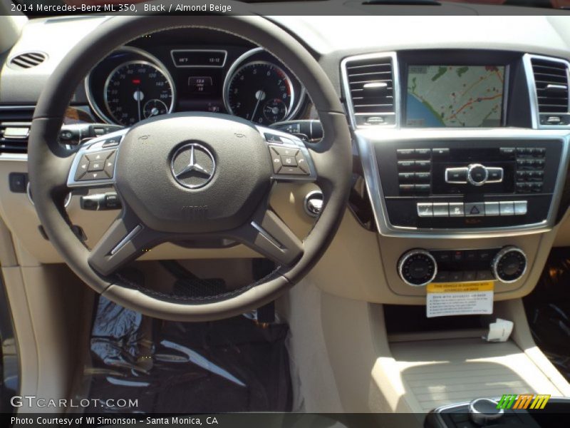 Black / Almond Beige 2014 Mercedes-Benz ML 350