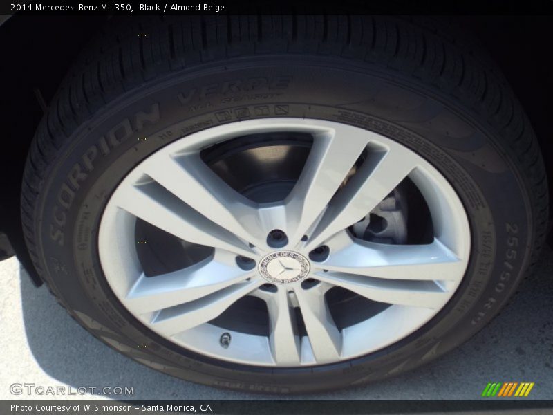 Black / Almond Beige 2014 Mercedes-Benz ML 350