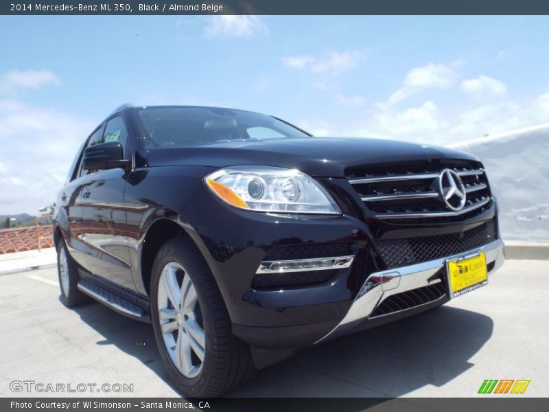 Black / Almond Beige 2014 Mercedes-Benz ML 350