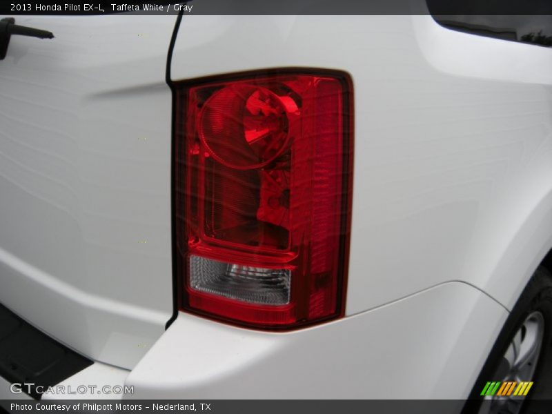 Taffeta White / Gray 2013 Honda Pilot EX-L