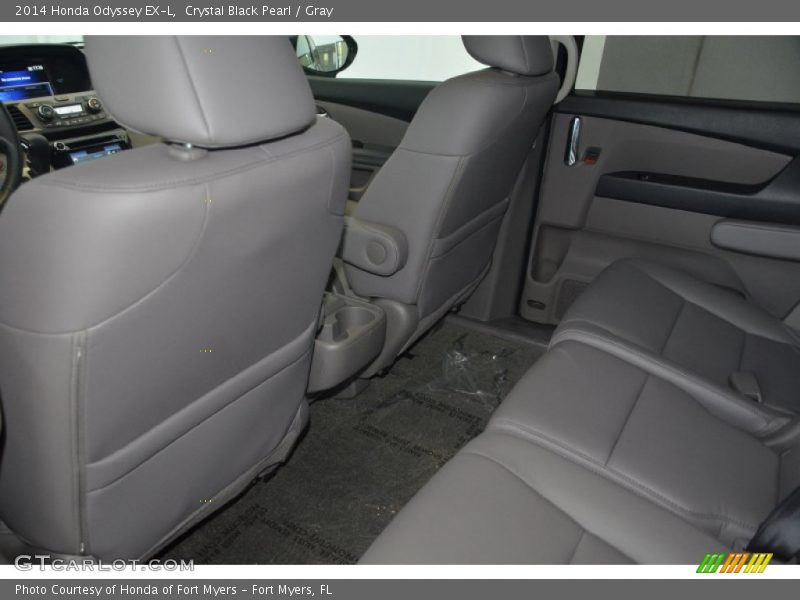 Crystal Black Pearl / Gray 2014 Honda Odyssey EX-L