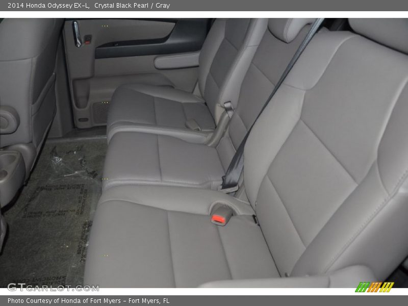 Crystal Black Pearl / Gray 2014 Honda Odyssey EX-L