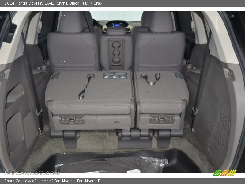 Crystal Black Pearl / Gray 2014 Honda Odyssey EX-L