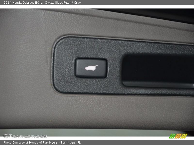 Crystal Black Pearl / Gray 2014 Honda Odyssey EX-L
