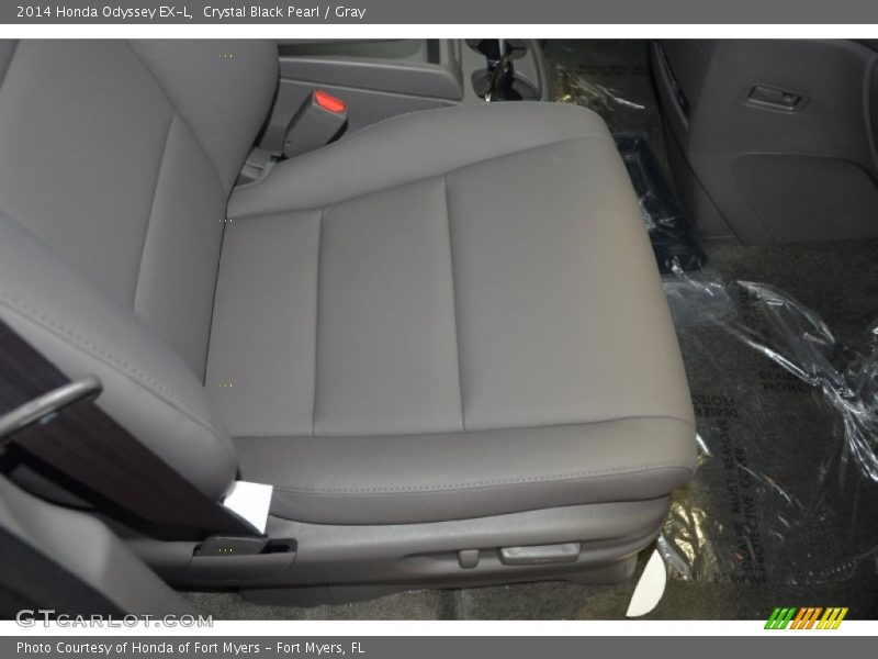 Crystal Black Pearl / Gray 2014 Honda Odyssey EX-L