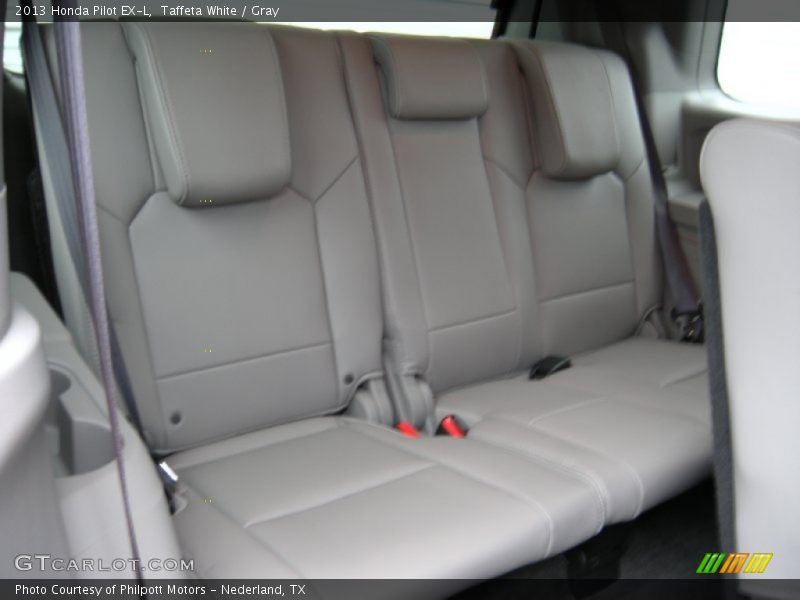 Taffeta White / Gray 2013 Honda Pilot EX-L