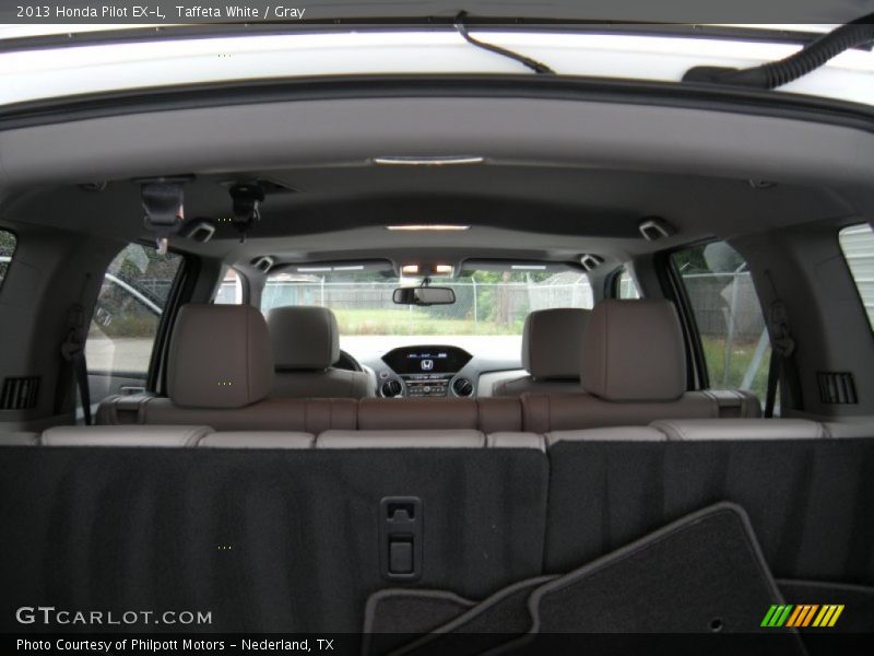 Taffeta White / Gray 2013 Honda Pilot EX-L