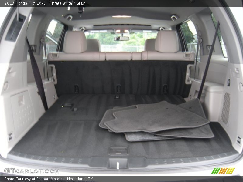 Taffeta White / Gray 2013 Honda Pilot EX-L