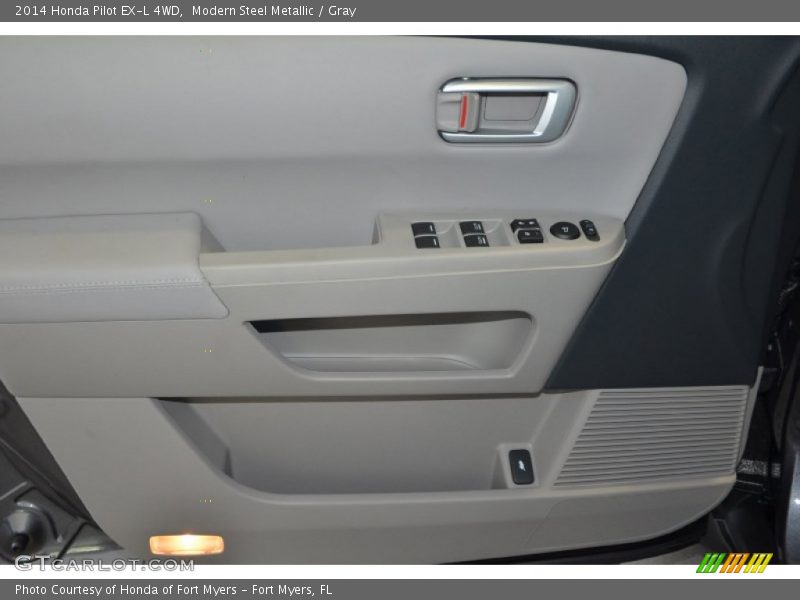 Modern Steel Metallic / Gray 2014 Honda Pilot EX-L 4WD