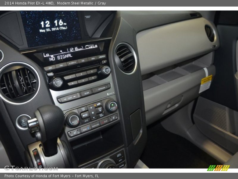 Modern Steel Metallic / Gray 2014 Honda Pilot EX-L 4WD