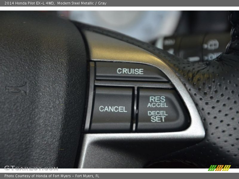 Modern Steel Metallic / Gray 2014 Honda Pilot EX-L 4WD