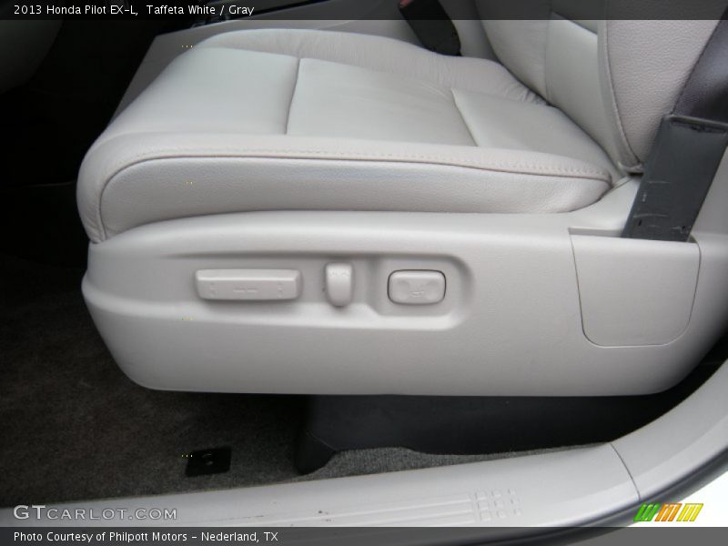 Taffeta White / Gray 2013 Honda Pilot EX-L