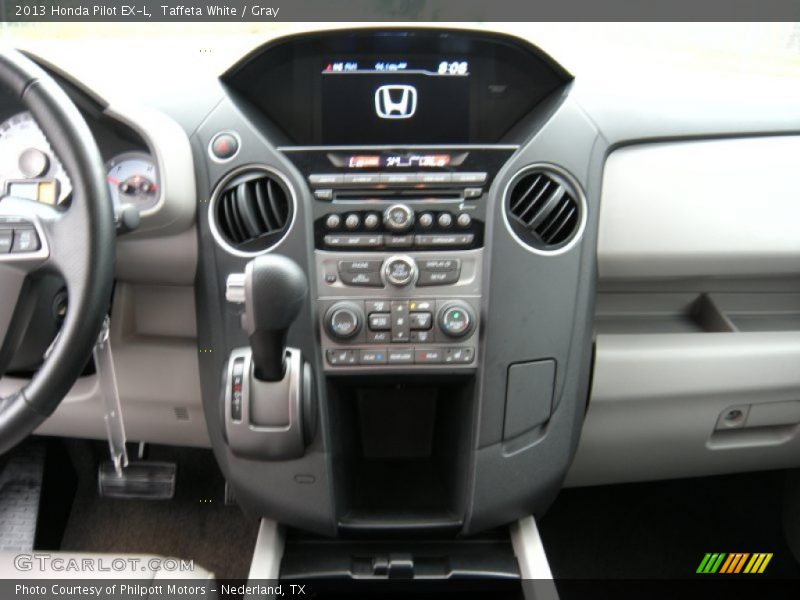 Taffeta White / Gray 2013 Honda Pilot EX-L