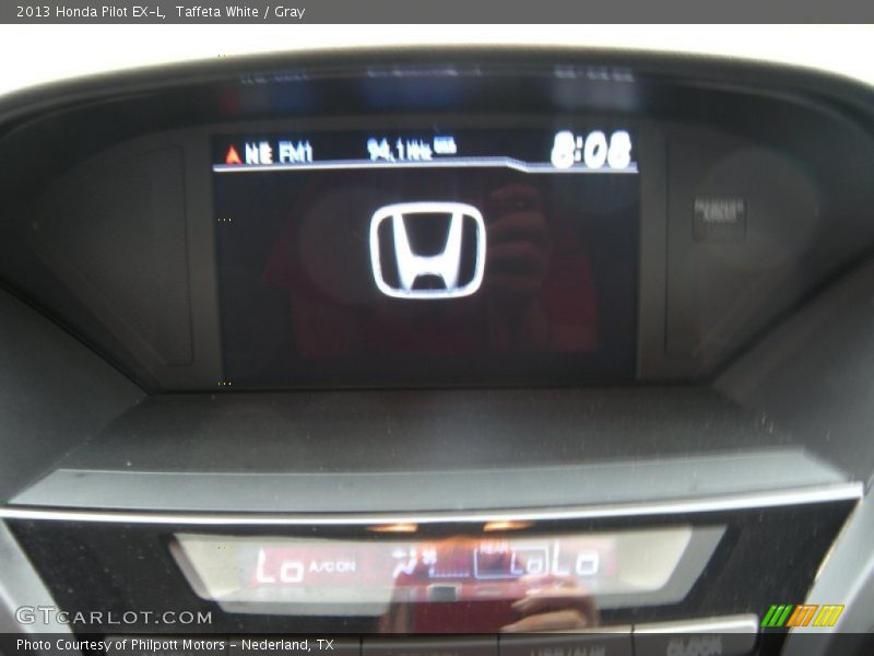 Taffeta White / Gray 2013 Honda Pilot EX-L