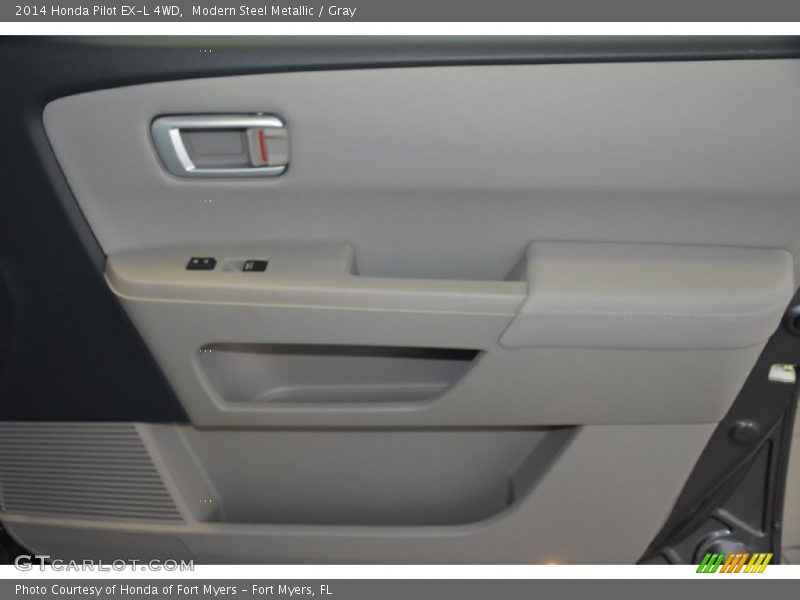 Modern Steel Metallic / Gray 2014 Honda Pilot EX-L 4WD