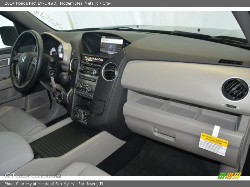 Modern Steel Metallic / Gray 2014 Honda Pilot EX-L 4WD
