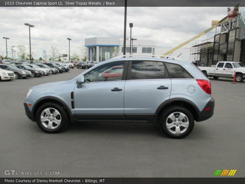 Silver Topaz Metallic / Black 2013 Chevrolet Captiva Sport LS