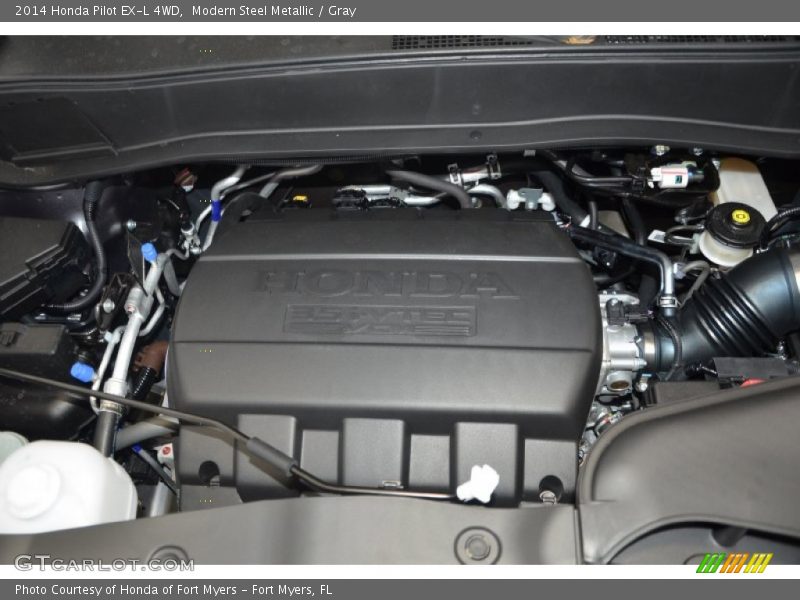 Modern Steel Metallic / Gray 2014 Honda Pilot EX-L 4WD