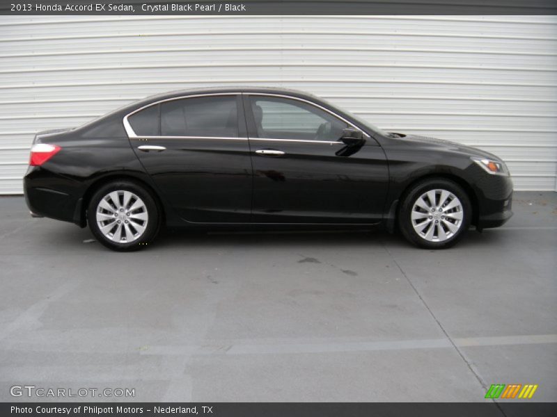 Crystal Black Pearl / Black 2013 Honda Accord EX Sedan