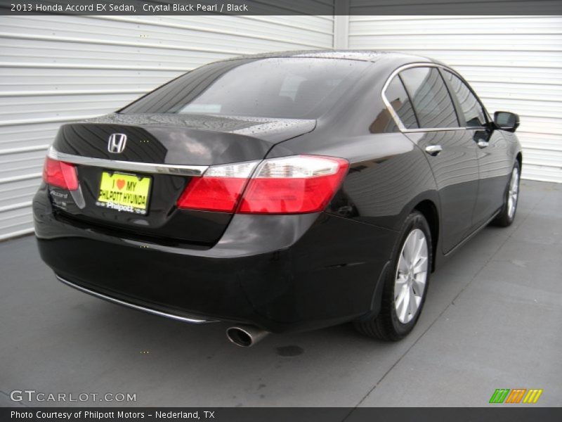 Crystal Black Pearl / Black 2013 Honda Accord EX Sedan