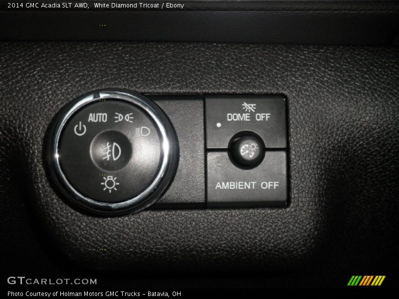White Diamond Tricoat / Ebony 2014 GMC Acadia SLT AWD