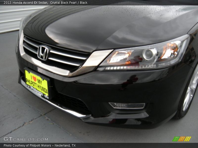 Crystal Black Pearl / Black 2013 Honda Accord EX Sedan