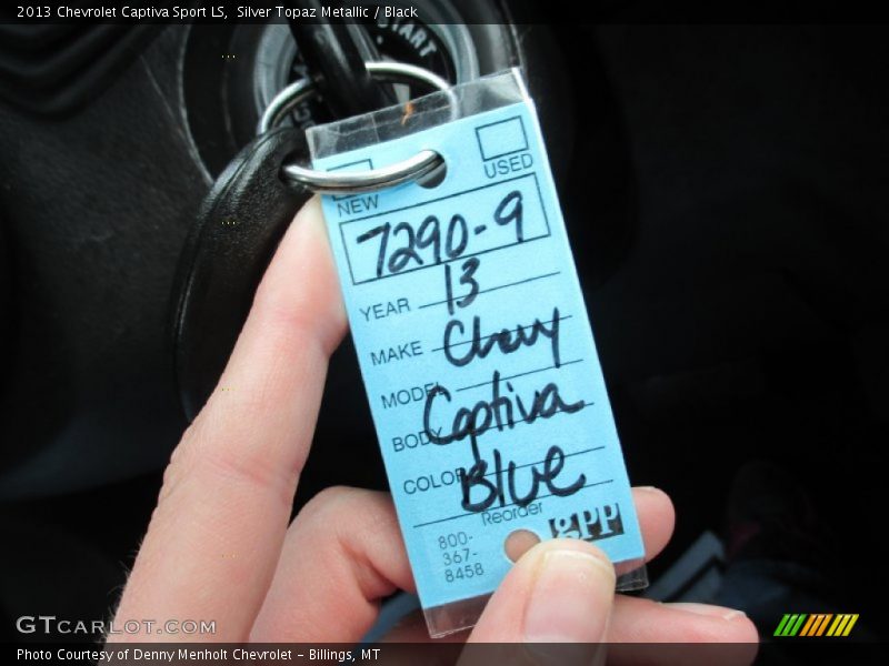 Silver Topaz Metallic / Black 2013 Chevrolet Captiva Sport LS