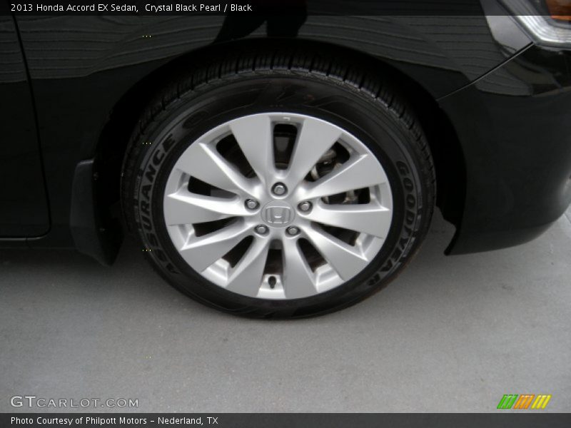 Crystal Black Pearl / Black 2013 Honda Accord EX Sedan