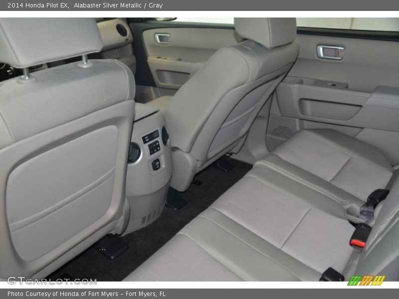 Alabaster Silver Metallic / Gray 2014 Honda Pilot EX