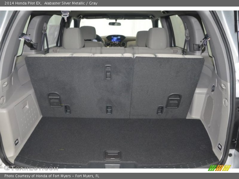 Alabaster Silver Metallic / Gray 2014 Honda Pilot EX