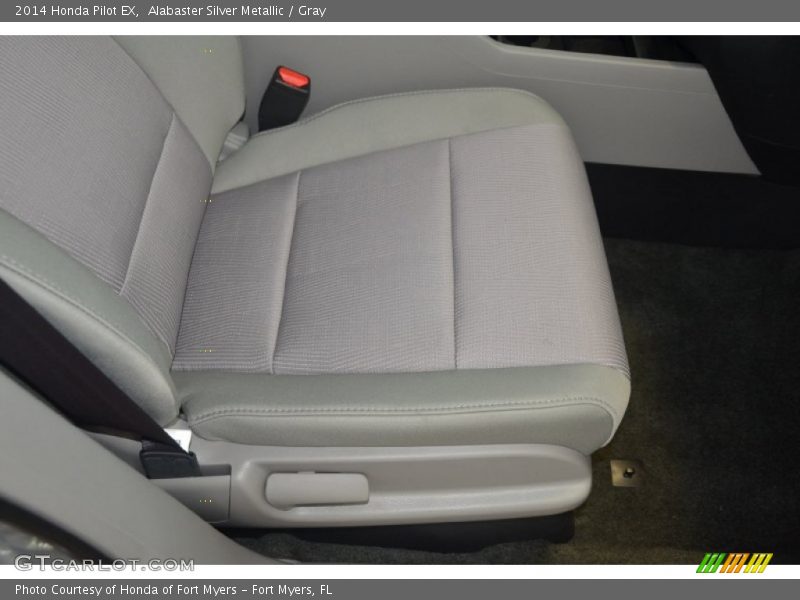 Alabaster Silver Metallic / Gray 2014 Honda Pilot EX