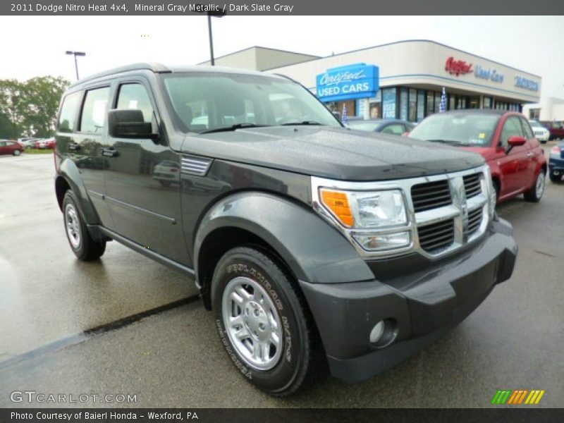 Mineral Gray Metallic / Dark Slate Gray 2011 Dodge Nitro Heat 4x4