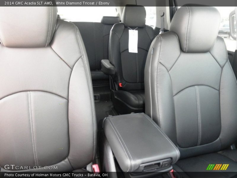 White Diamond Tricoat / Ebony 2014 GMC Acadia SLT AWD