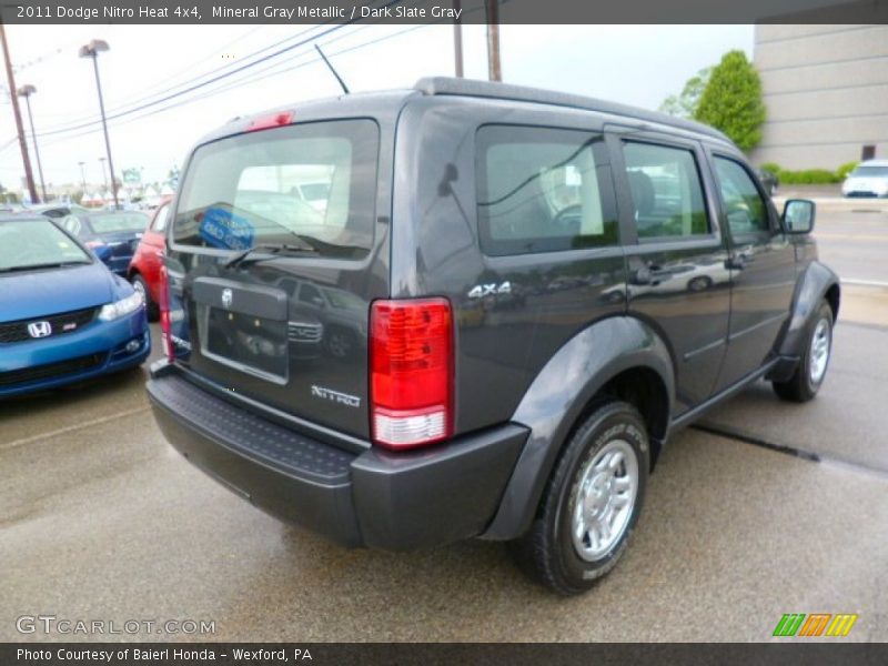 Mineral Gray Metallic / Dark Slate Gray 2011 Dodge Nitro Heat 4x4