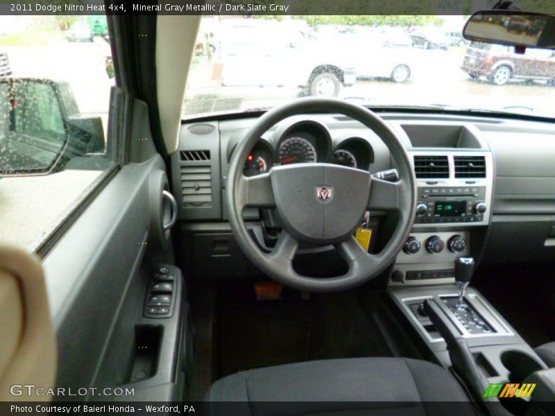 Mineral Gray Metallic / Dark Slate Gray 2011 Dodge Nitro Heat 4x4