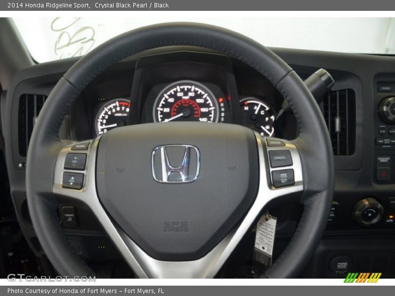 Crystal Black Pearl / Black 2014 Honda Ridgeline Sport