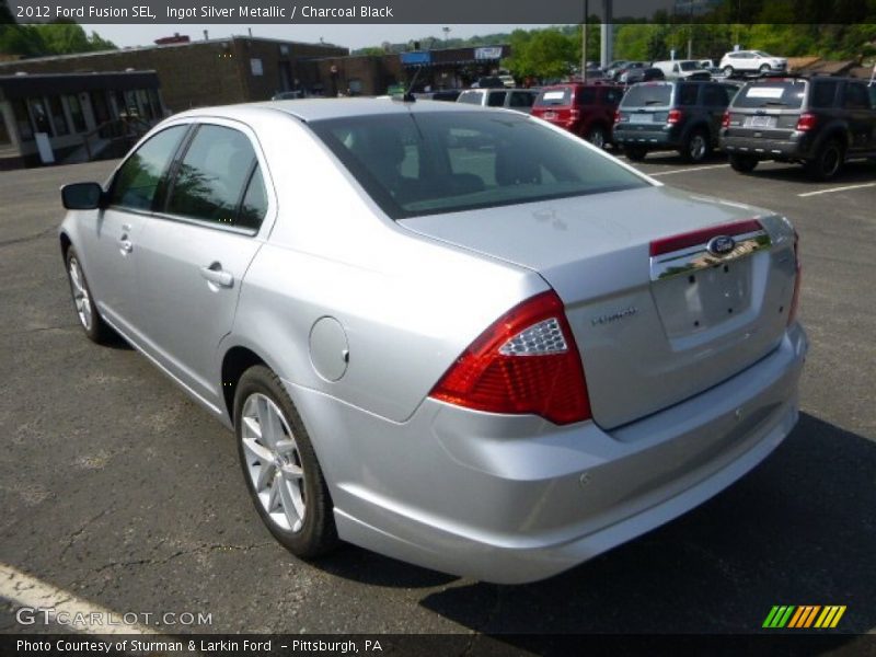 Ingot Silver Metallic / Charcoal Black 2012 Ford Fusion SEL